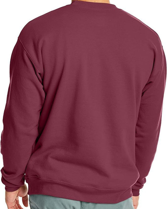 Solid Color Fashion Personality Round Neck Men's Top