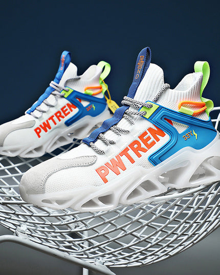 Increasing, Shock-absorbing, Casual Running, All-match Flying Woven Sports Shoes
