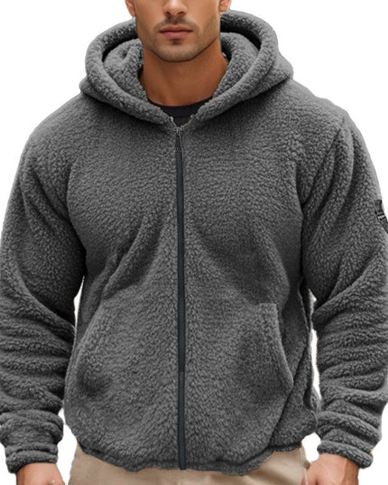 American Men's Double-sided Bejirog Loose Hooded Zipper Jacket