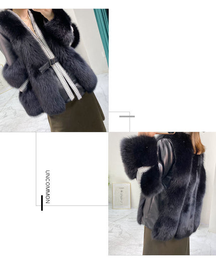 Artificial Fox Fur Jacket Women's Fur