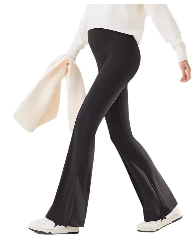 Pregnant Women Wearing Flared Pants For Casual Wear