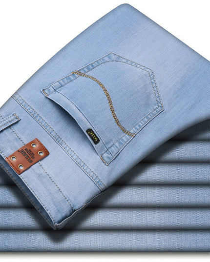 Men's Comfortable Elastic Straight Fit Jeans