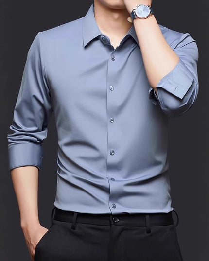 Seamless High Elastic Long Sleeve Anti-wrinkle Shirt