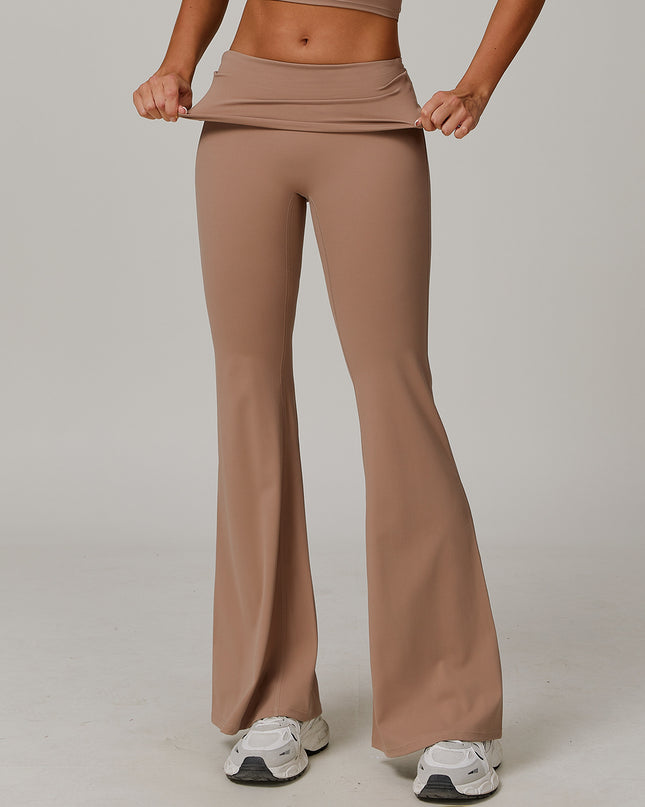 Women's Casual Folding High Waist Yoga Pants