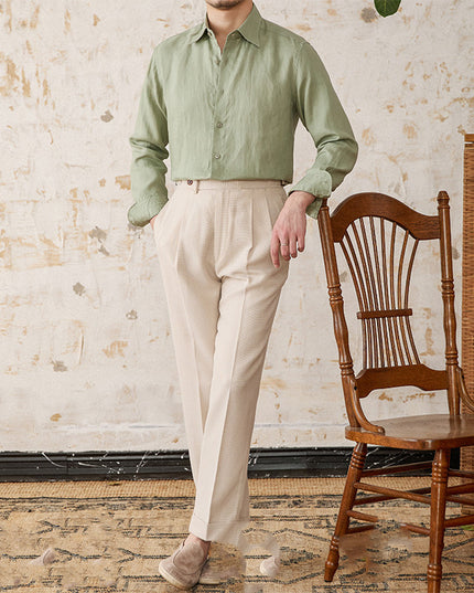 Linen Thin Long Sleeve Shirt