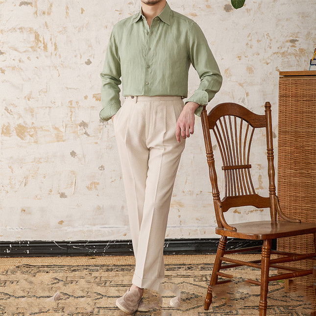 Linen Thin Long Sleeve Shirt