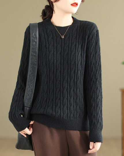 Western Style Outer And Inner Wear All-match Sweater