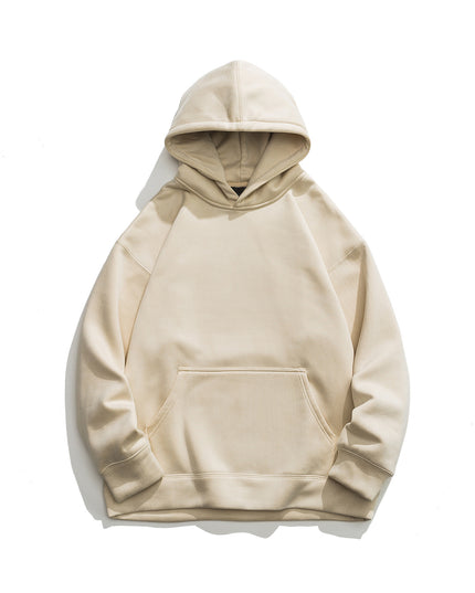 Suede No Hat Rope Hooded Sweater For Men