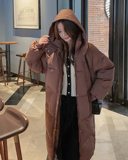 Loose Fashion Hong Kong Style Student Down Jacket