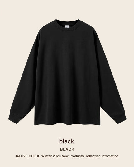 Men's Round Neck Trendy Brand Long Sleeve T-shirt
