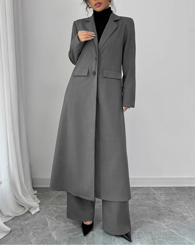 Suit Pants Elegant Graceful Two-piece Set