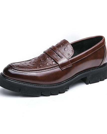 British Leather Shoes Men's Korean-style Fashion Casual
