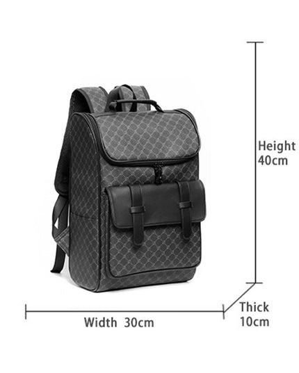 New Versatile Large Capacity Casual Backpack Fashion Korean Connector Computer File Schoolbag