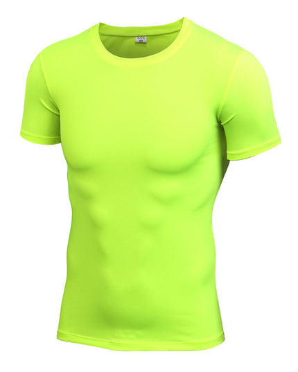 Men's Stretch Quick Drying Clothes Short-sleeved Shirt