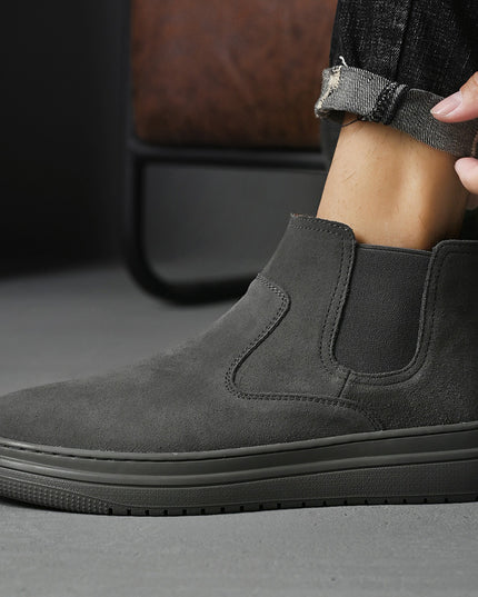 Men's Martin Boots Genuine Leather Mid-top