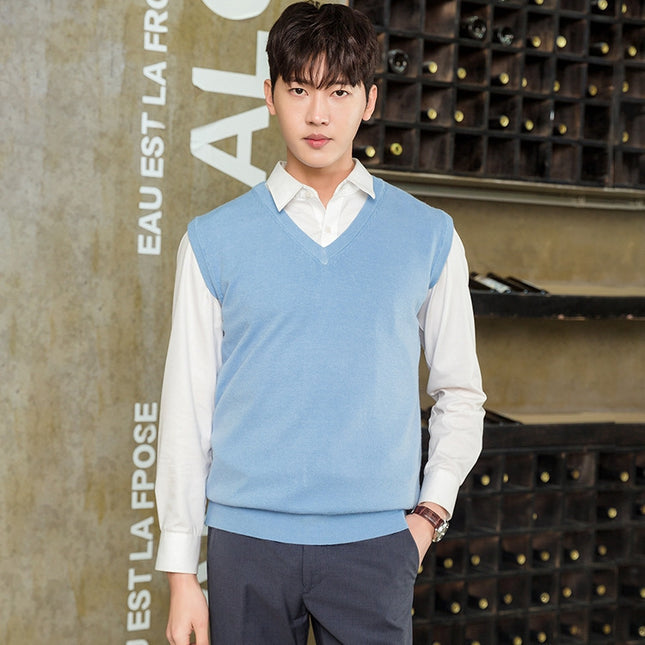 Pullover Knitting Men's Vest Autumn And Winter Clothing