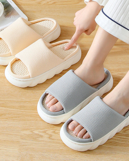Men And Women Indoor Home Four Seasons Household Slippers