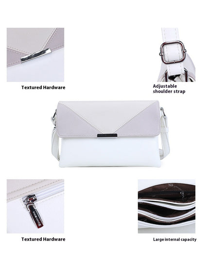 Contrast Color Small Square Box Fashion Shoulder Bag