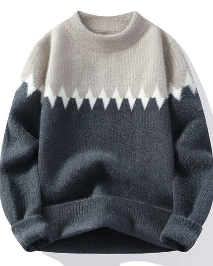 New Autumn And Winter Round Neck Men's Knitwear