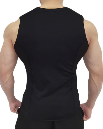 Summer Sports Round Neck Quick-drying Ice Silk Vest