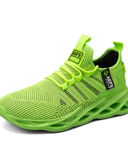 Mesh Breathable Casual Men's Korean Style Plus Size Light Running Shoes