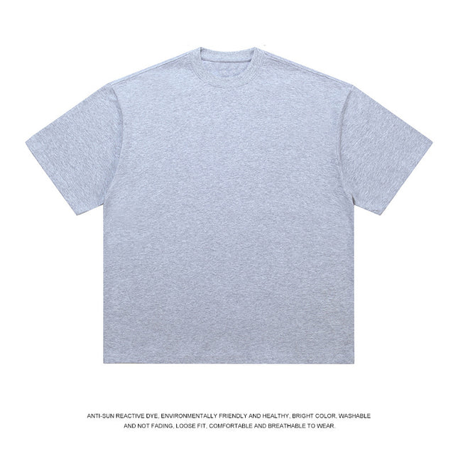 T-shirt Men's Loose Solid Color Bottoming Shirt