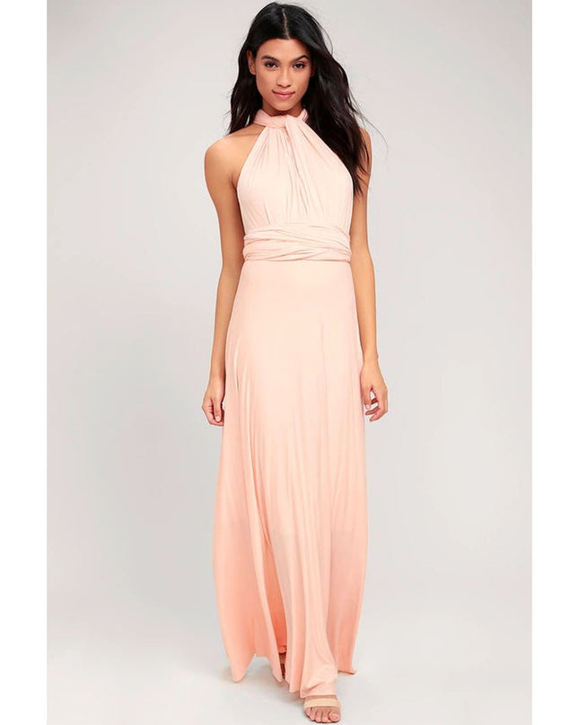 Women's Sexy Long Party Dress Club Floor-Length Summer Backless Bandage Maxi Dress Multiway Bridesmaids Boho Women Dress Vestidos