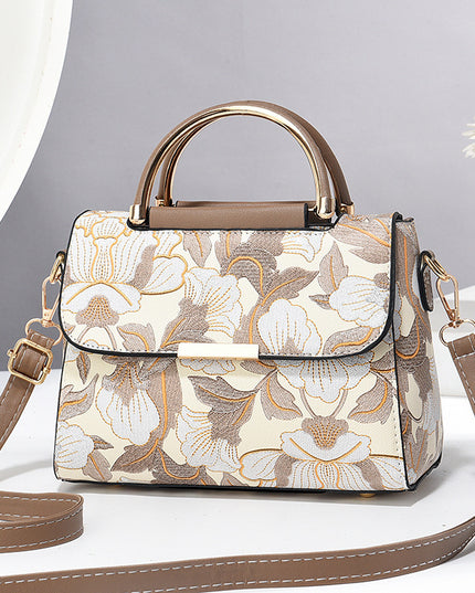 Chinese Style Printed Trendy Women's Shoulder Messenger Bag