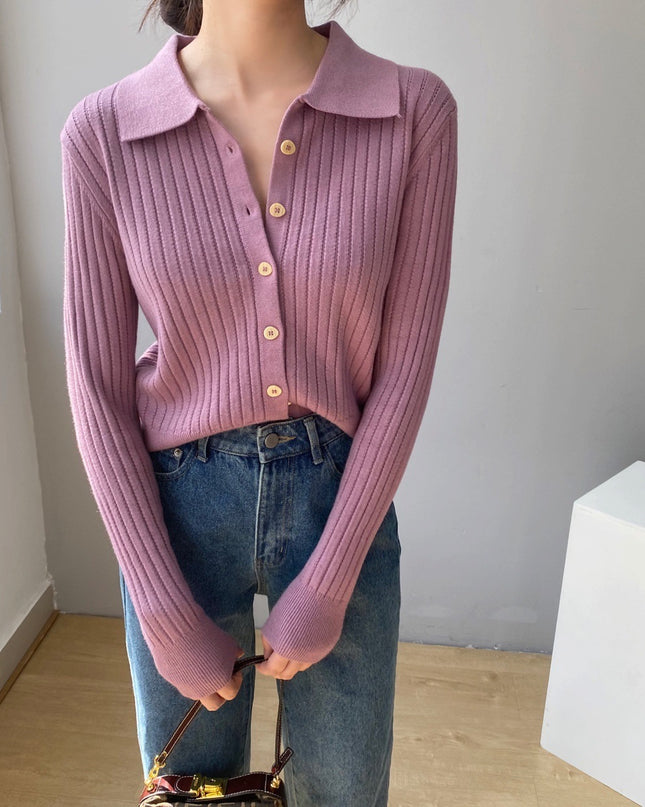 Long Sleeve New Cardigan Stitching Women