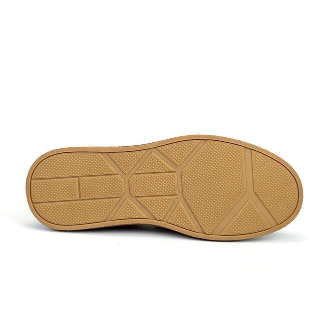 British Men's Casual Thick-soled Leather Increased Lazy Shoes