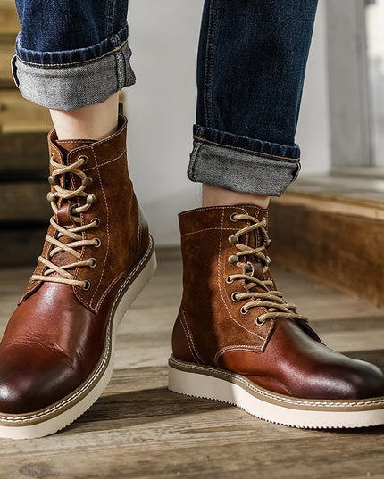 Retro Men's High-top Shoes American Tooling Boots