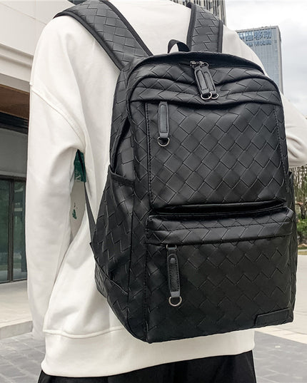 Men's Large-capacity Hand-woven Travel Backpack
