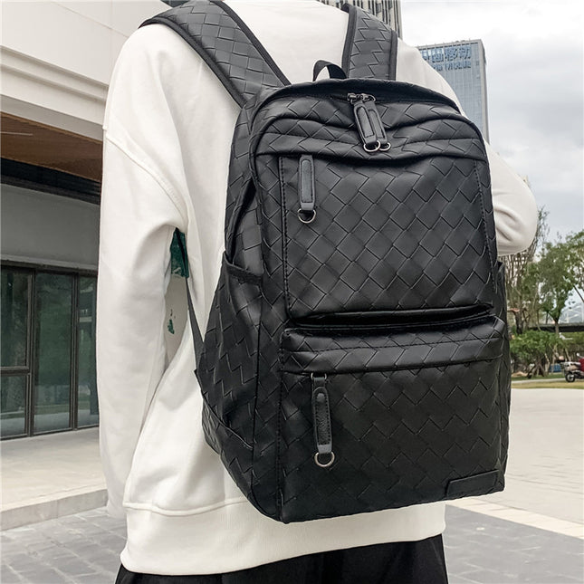 Men's Large-capacity Hand-woven Travel Backpack