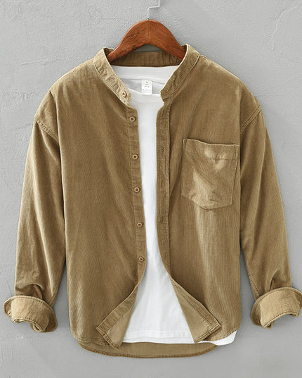 Autumn Loose Corduroy Long Sleeve Shirt