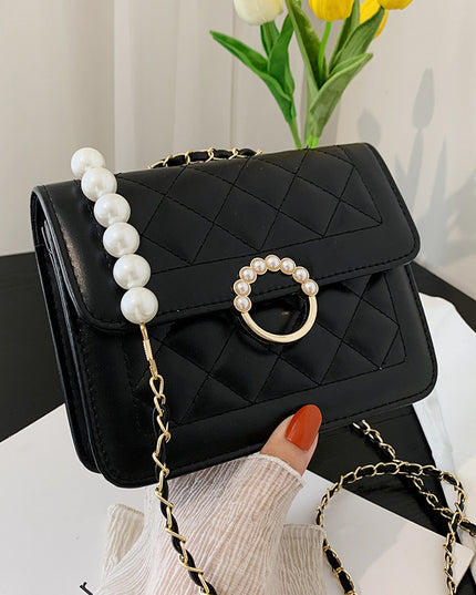 Diamond Chain Shoulder Crossbody Bag
