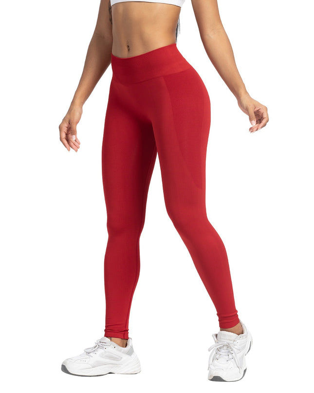 Women's Sports Fitness Pants Seamless Hip Raise High Waist Yoga Pants