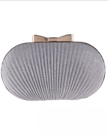 Fashion Pleated Butterfly Goose Egg Dinner Bag