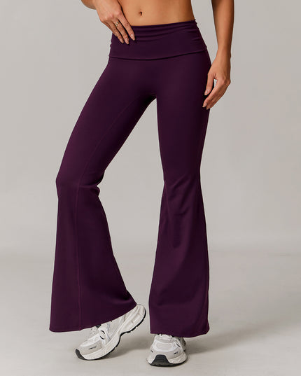 Women's Casual Folding High Waist Yoga Pants