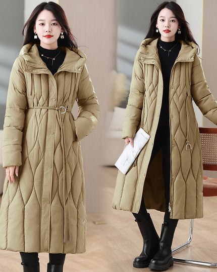 Women's Mid-length Thermal Cotton-padded Coat
