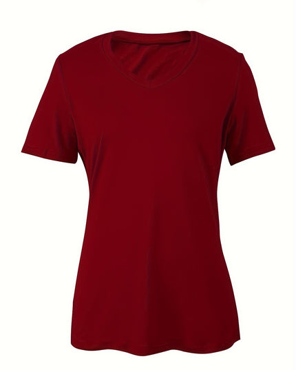 Women's V-neck Slim-fit Top