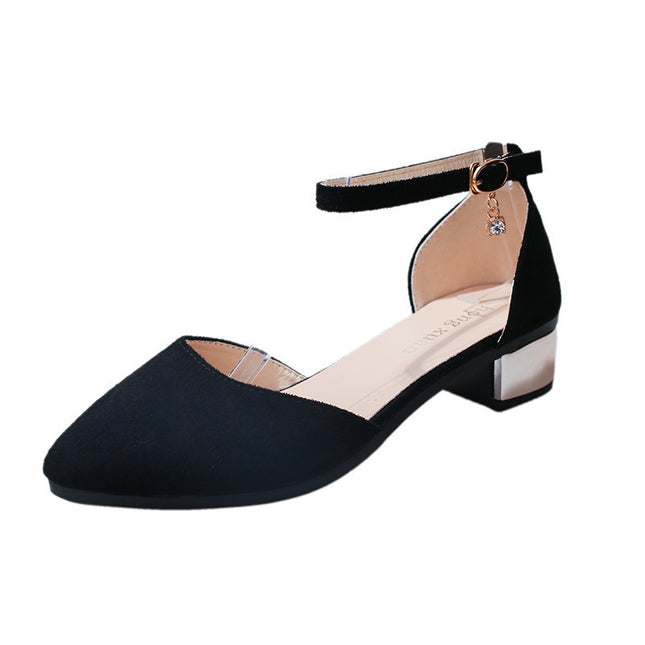 Low-toe Mid-heel Sandals
