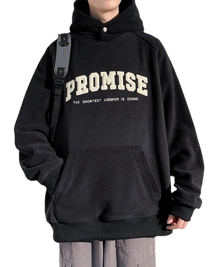 Men's Letter Printing Loose Pullover Top