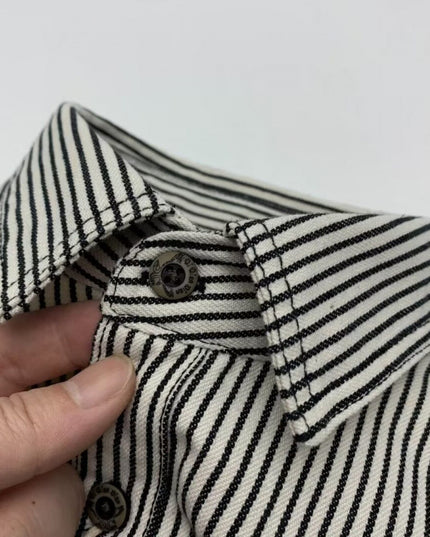 Letter Long Sleeve Loose Boys Summer Trendy All-match Casual Shirt