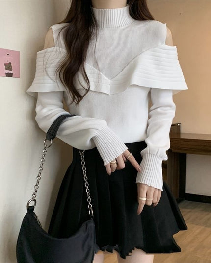 Women's Korean-style Half-turtleneck Bottoming Sweater