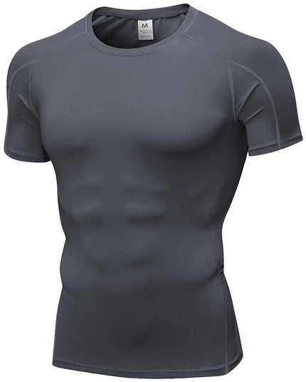 Men's PRO Tight Short Sleeve Fitness Exercise