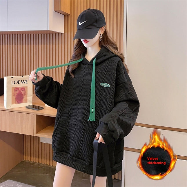 Hooded Sweater Women's Autumn And Winter Korean Style Loose