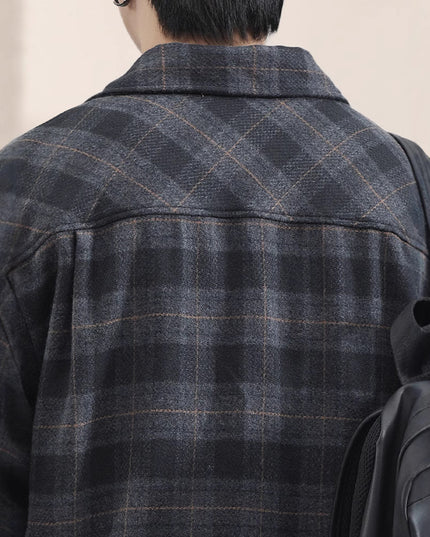 Men's Autumn And Winter Loose Long-sleeved Shirt Jacket Versatile Stain-resistant Top