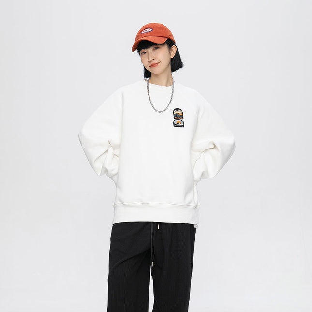 New Simple Drop-shoulder Sleeve Sweater For Men