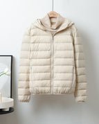 Beige Hooded