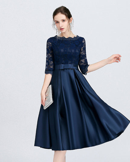 Versatile Casual Mid Length Evening Dress For Women